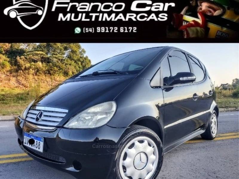 MERCEDES-BENZ - CLASSE A - 2003/2004 - Preta - R$ 17.900,00