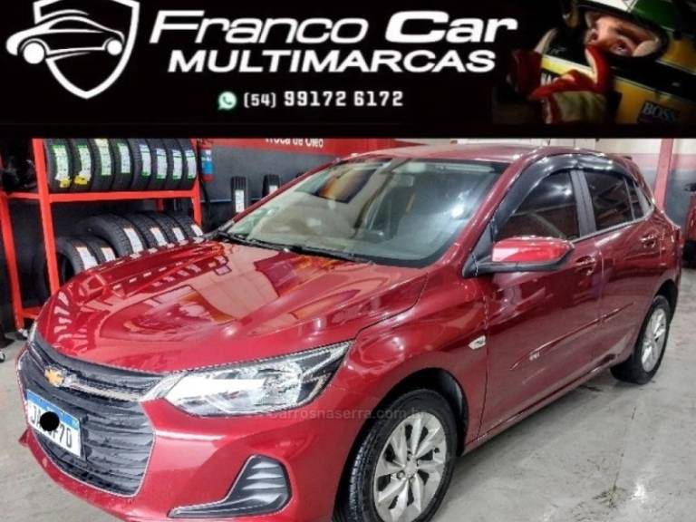 CHEVROLET - ONIX - 2021/2021 - Vermelha - R$ 65.900,00