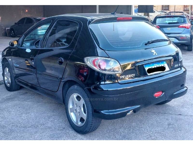 PEUGEOT - 206 - 2008/2008 - Preta - R$ 18.900,00